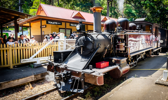 普芬比利古董蒸汽火車 Puffing Billy Steam Railway